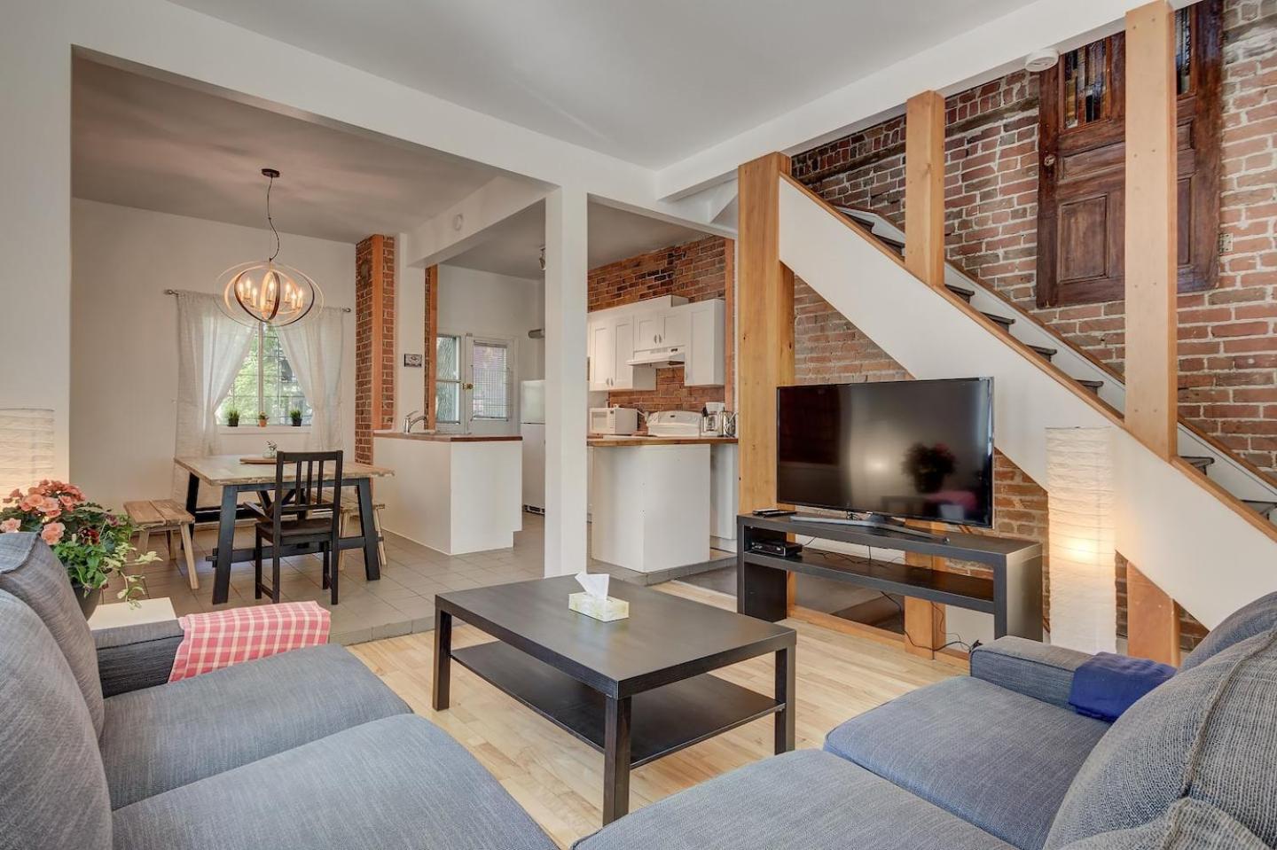 Perfect For Groups Big Livingroom 2 Backyard 3Br Montreal Luaran gambar